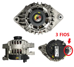 ALTERNADOR CORSA CELTA AGILE 1.0 1.4 1.8 60A PUG3FIO (LER)
