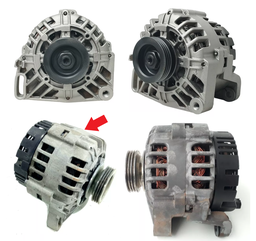 Alternador Clio 11/ Sandero Logan March Versa 1.0 16v 8/17 