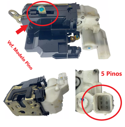 Fechadura Porta Diant Esque Ecosport 04/12 Fiesta 3/14 5Pino