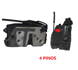 Fechadura Porta Dianteira Direita Focus 2014 a 2019 4 Pinos