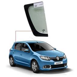 Vidro Porta Traseira Direita (Fixo) Sandero 2015 a 2023