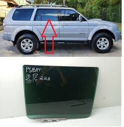 Vidro Porta Traseira Direita Pajero Sport 2000 a 2011