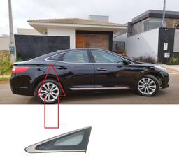 VIDRO LATERAL TRASEIRO DIREITO AZERA 2012 2013 A 2016 2017