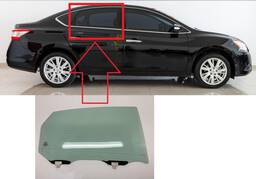 Vidro Porta Traseira Direita Sentra 2014 a 2020