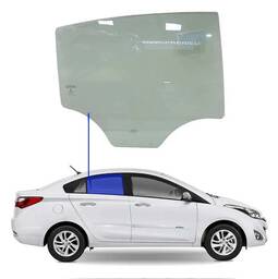 Vidro Porta Traseira Direita HB20 Sedan 2013 a 2019
