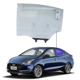 Vidro Porta Traseira Esquerda Hb20 Sedan 2020/