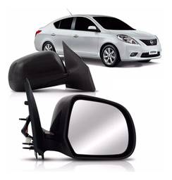 Retrovisor Direito Versa 2012 2013 a 2014 Elétrico S/ Pisca