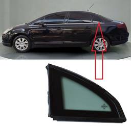 Vidro Lateral Traseiro Esquerdo C4 Pallas 2008 a 2013