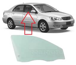 VIDRO PORTA DIANTEIRA DIREITA COROLLA 2003 A 2008
