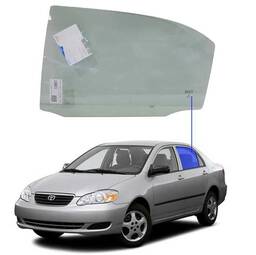 Vidro Porta Traseira Esquerda Corolla 2003 a 2008