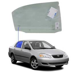 VIDRO PORTA TRASEIRA DIREITA COROLLA 2003 A 2008