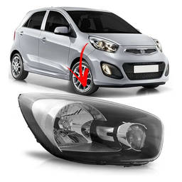 Farol Direito Picanto 2012 a 2017