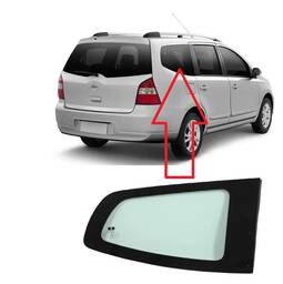 Vidro Lateral Traseiro Direito Grand Livina 2010 a 2014