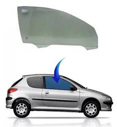 Vidro Porta Direita Peugeot 206 2P