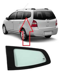Vidro Lateral Traseiro Esquerdo Grand Livina 2010 a 2014