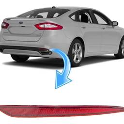 Lente Refletor Parachoque Traseiro Direito Fusion 13 a 2018