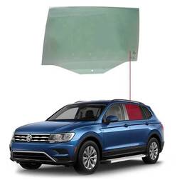 Vidro Porta Traseira Esquerda Tiguan 2018 2019 a 2025