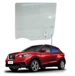 Vidro Porta Traseira Esquerda Kicks 2017/