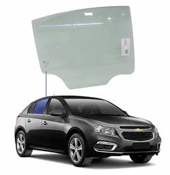 VIDRO PORTA TRASEIRA DIREITA CRUZE HATCH 2012 A 2016
