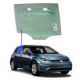 Vidro Porta Traseira Direita Golf 2014 a 2020