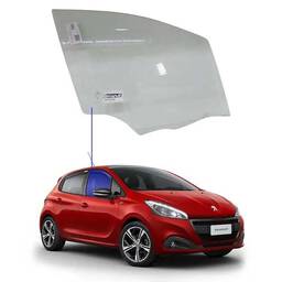 Vidro Porta Dianteira Direita Peugeot 208 13 a 20 2008 2015/