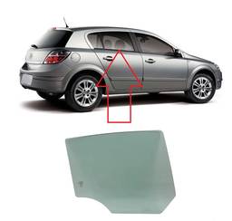 VIDRO PORTA TRASEIRA DIREITA VECTRA HATCH 2006 A 2011