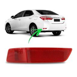 Lente Parachoque Traseiro Esquerdo Corolla 2015 a 2019