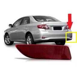 Lente Refletor Parachoque Traseiro Direito Corolla 12 a 2014