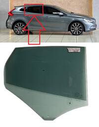 VIDRO PORTA TRASEIRA DIREITA VOLVO V40 2013 A 2019