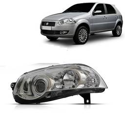 Farol Esquerdo Palio Strada Siena 2007/2012 Cromado S/led 