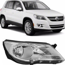 Farol Direito Tiguan 2010 a 2011 S/ Xenon polimento 