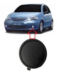 Grade Moldura Parachoque Esquerdo S/ Milha C3 2003 a 2008