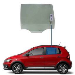 VIDRO PORTA TRASEIRA ESQUERDA FOX SPACEFOX 2004 A 2022