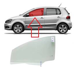 VIDRO PORTA DIANTEIRA ESQUERDA FOX SPACEFOX 2004 A 2022