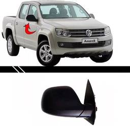 Retrovisor Direito Amarok 2011/ Preto Elétrico