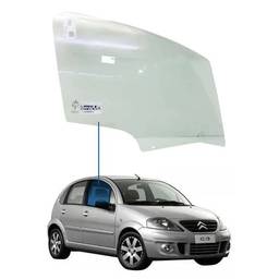 Vidro Porta Dianteira Direita Citroen C3 2003 a 2012