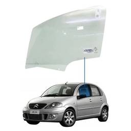Vidro Porta Dianteira Esquerda Citroen C3 2003 a 2012