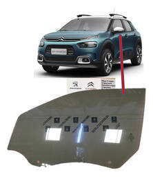 Vidro Porta Dianteira Esquerda C4 Cactus 2019/