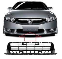 Grade Central Inferior Parachoque Civic 2009 a 2011
