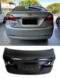 Tampa traseira C/Furo  HB20 Sedan 2013 a 2019 Prata DETALHE