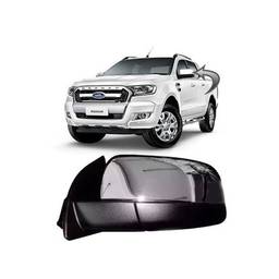 Retrovisor Esquerdo Ranger 2013/ Cromado Elétrico S/ Pisca