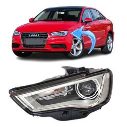 Farol Esquerdo Audi A3 S3 2013 2014 a 2016 (original)