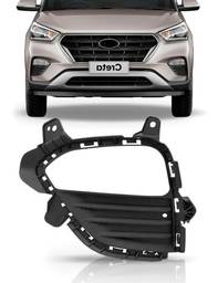 Grade Moldura Milha Esquerdo Creta 2017 2018 a 2019