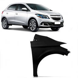 Paralama Direito Onix Prisma 2013 a 2020 S/ Furo Moldura