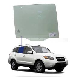 VIDRO PORTA TRASEIRA DIREITA SANTA FE 2007 A 2013