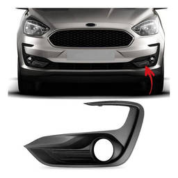 GRADE MOLDURA MILHA ESQUERDO KA 2019 A 2021