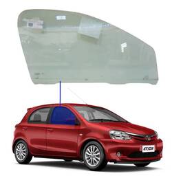 Vidro Porta Dianteira Direita Etios 2013 a 2021