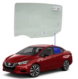 Vidro Porta Traseira Esquerda Versa 2021/