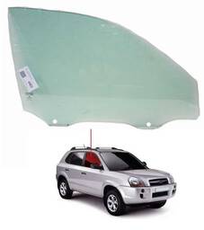 VIDRO PORTA DIANTEIRA DIREITA TUCSON 2005 A 2017