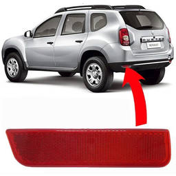 Lente Parachoque Traseiro Esquerdo Duster 2012 a 2020